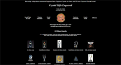 Desktop Screenshot of crystalgiftsengraved.com