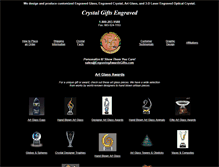 Tablet Screenshot of crystalgiftsengraved.com